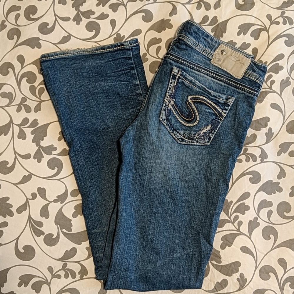 Silver Aiko Bootcut Jeans